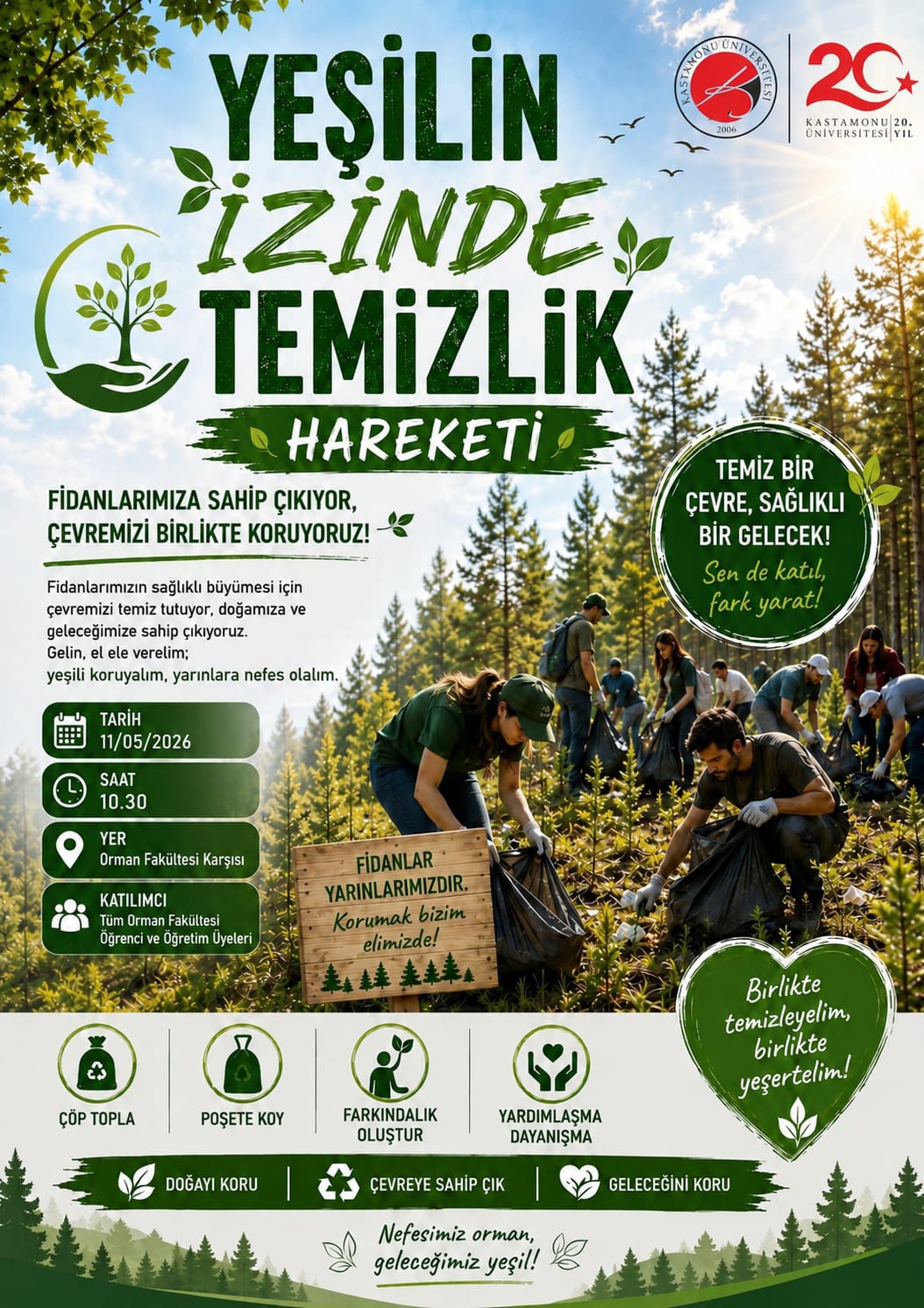 Yeşilin İzinde Temizlik Etkinliği Hakkında